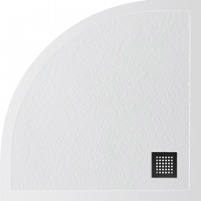 Душевой поддон из искусственного мрамора BELBAGNO TRAY-MR-UNO-R-90-550-35-W-NO