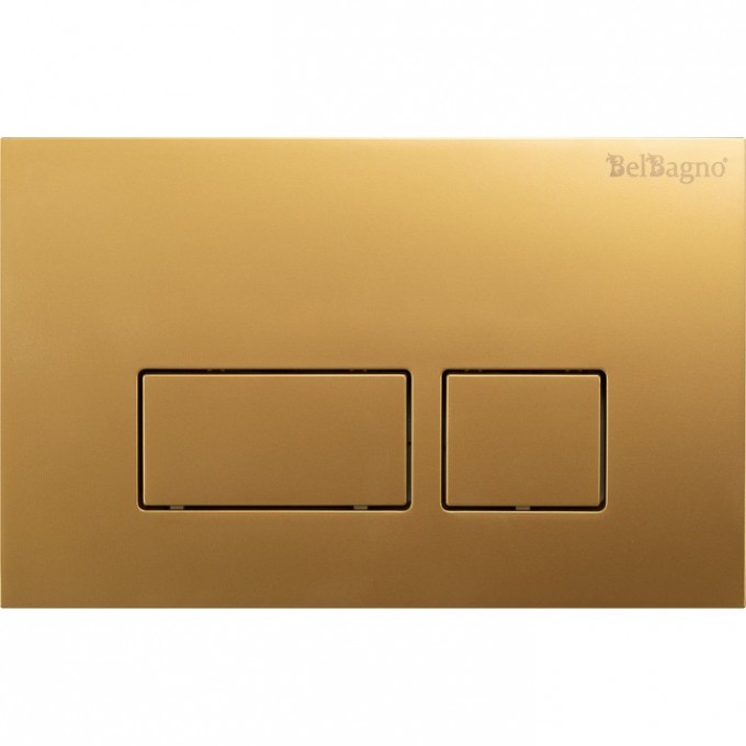 Кнопка смыва BELBAGNO , матовое золото BB043ORO.MAT
