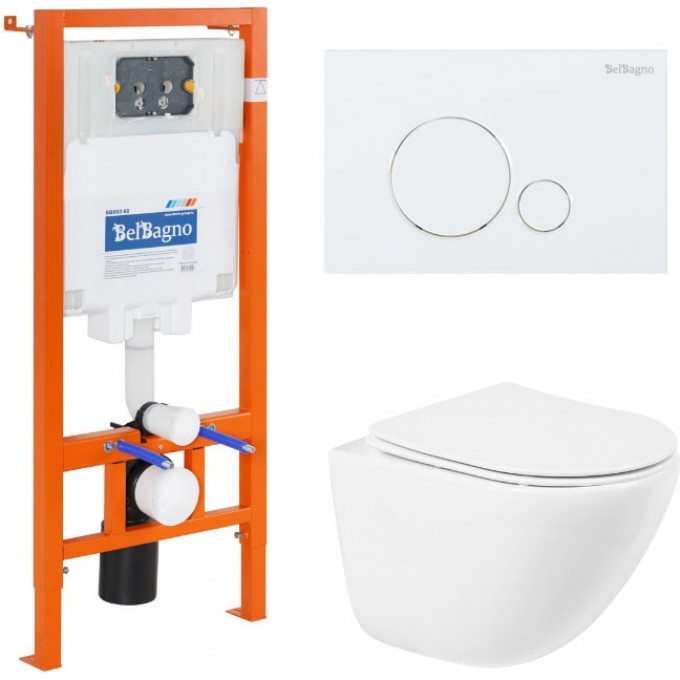 Комплект 4в1 BELBAGNO BB051CHR/BB051SC/BB002-80/BB014-SR-BIANCO