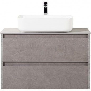 Тумба Cemento Grigio 80 см BELBAGNO KRAFT KRAFT-800-2C-SO-CG