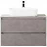 Тумба Cemento Grigio 80 см BELBAGNO KRAFT KRAFT-800-2C-SO-CG
