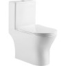 Унитаз-моноблок BELBAGNO LOUNGE с сиденьем дюропласт soft close, P-trap BB8618CPR-MN/SC