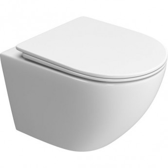 Унитаз подвесной BELBAGNO UNO-TOR TORNADO безободковый с сиденьем и смывом