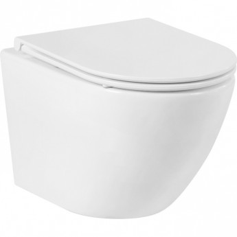 Унитаз подвесной безободковый BELBAGNO BB046CHR/BB2111SC