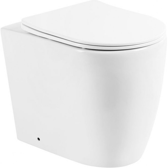 Унитаз приставной безободковый BELBANGO BB105CBR-BB3105SC