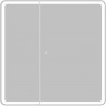 Зеркальный шкаф 80x80 см BELBAGNO MARINO SPC-MAR-800/800-2A-LED-TCH