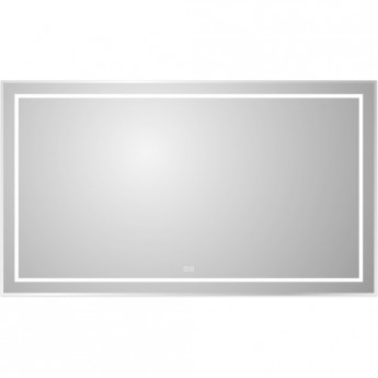 Зеркало BELBAGNO SPC-KRAFT-1400-800-LED-TCH-WARM в алюминиевой раме со встроенным светильником, сенсорным выключателем и подогревом, 1400x32x800